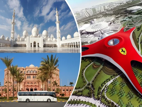 Scenic Abu Dhabi city tour Bus