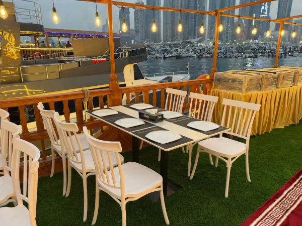 wooden dhow cruise marina